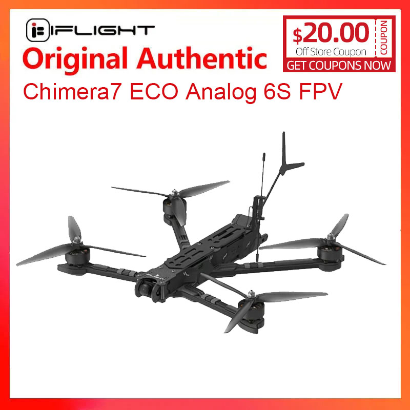 Iflight Blitz 1.6W 5.8G Vtx - IFlight Chimera7 ECO, аналоговый 6S FPV